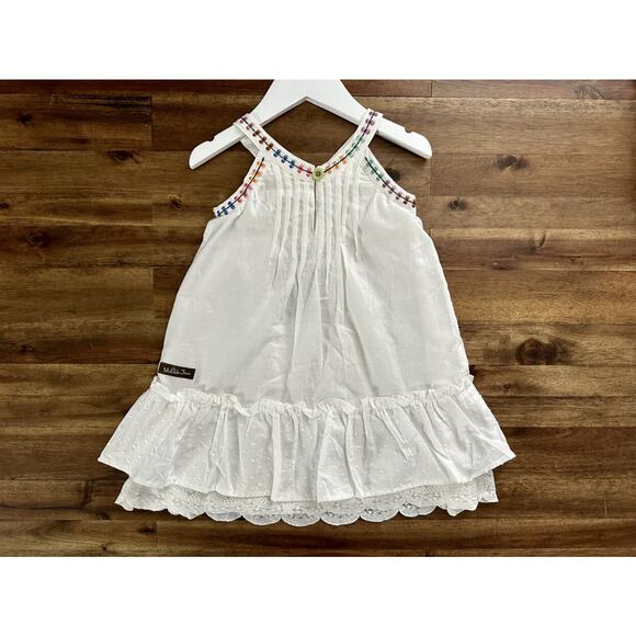 NWT Matilda Jane Brilliant Daydream Dreamy Day White Embroidered Dress 18/24M - Picture 4 of 11